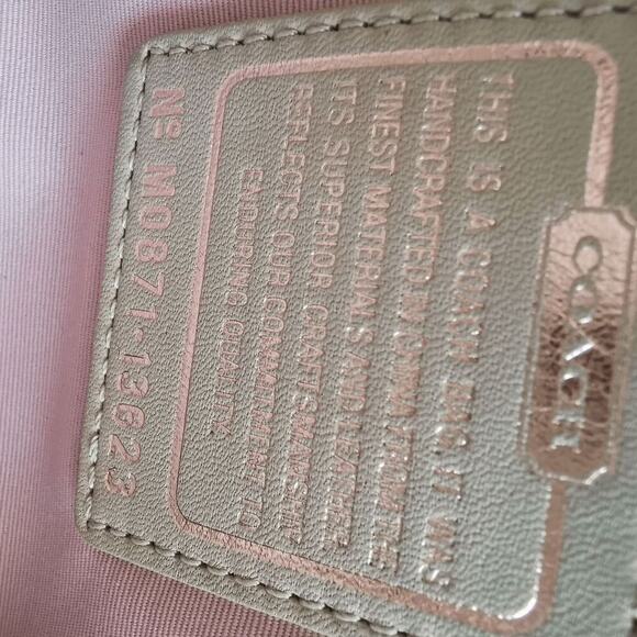 Coach Vintage Parker Op Art Shoulder Handbag No.13623 Signature C - Picture 5 of 12